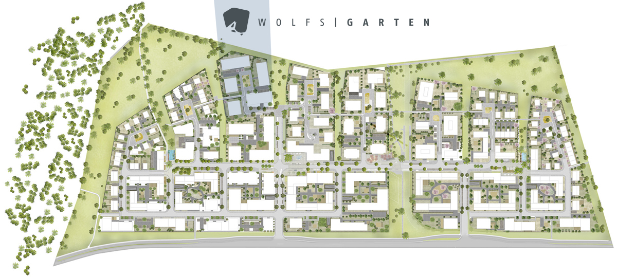 Lageplan Steimker Gärten.