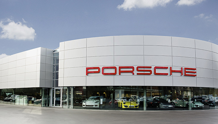 Referenz Gebäude Porsche