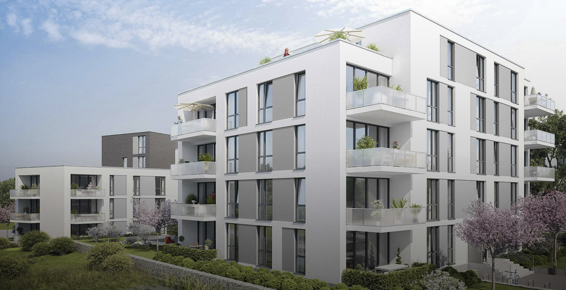 Gebäudegruppe Apura Living.