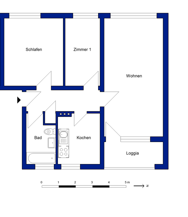Viel Platz zum Wohlfühlen – 3 Zimmer mit großem Wohnzimmer - Photo 4