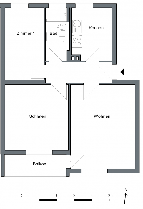 Helle 3‑Zimmer‑Wohnung im Eichelkamp – wird vor Einzug modernisiert - Photo 5