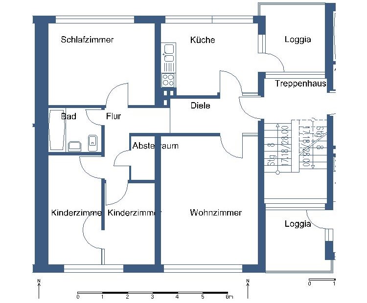 Wohnen im Grünen: 4-Zimmer-Wohnung mit sonniger Loggia - Foto 4