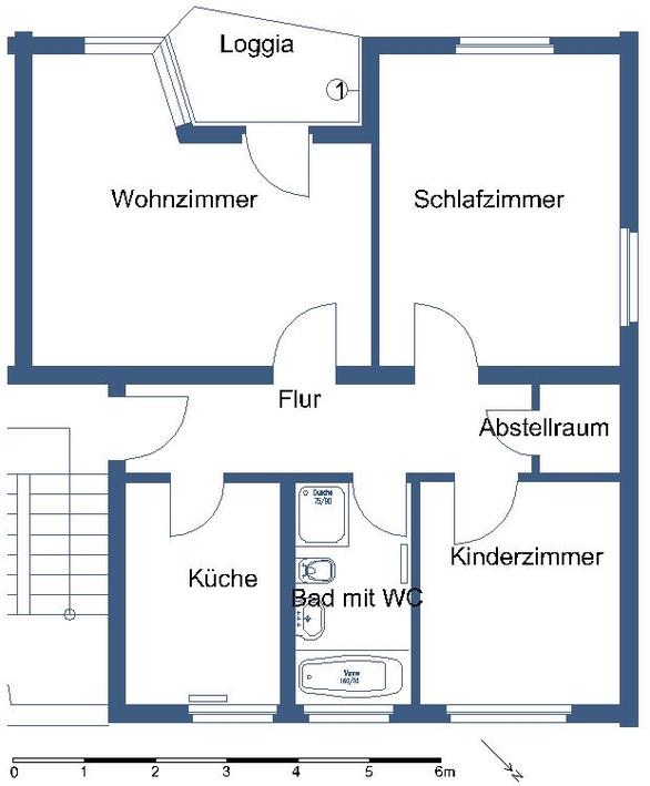 Ihr Wohlfühlort in der Teichbreite – 3 Zimmer, Dusche und Badewanne - Photo 5