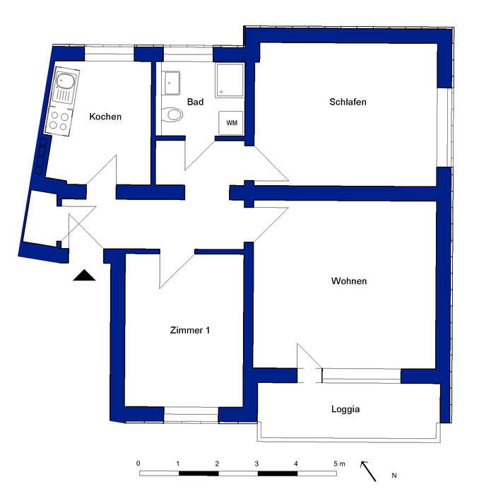 Bequem u. modern – 3 Zimmer mit Aufzug und Einbauküche - Foto 5