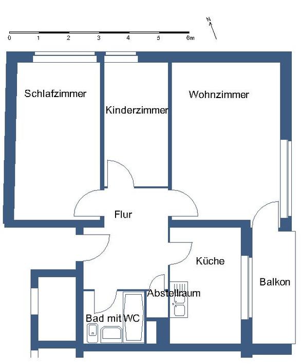 3‑Zimmer‑Wohnung im Rabenberg – bequem per Aufzug ins 3. OG - Foto 5