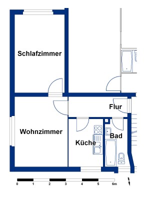 Citynah u. gemütlich: 2-Zimmer-Wohnung mit Wannenbad - Foto 5