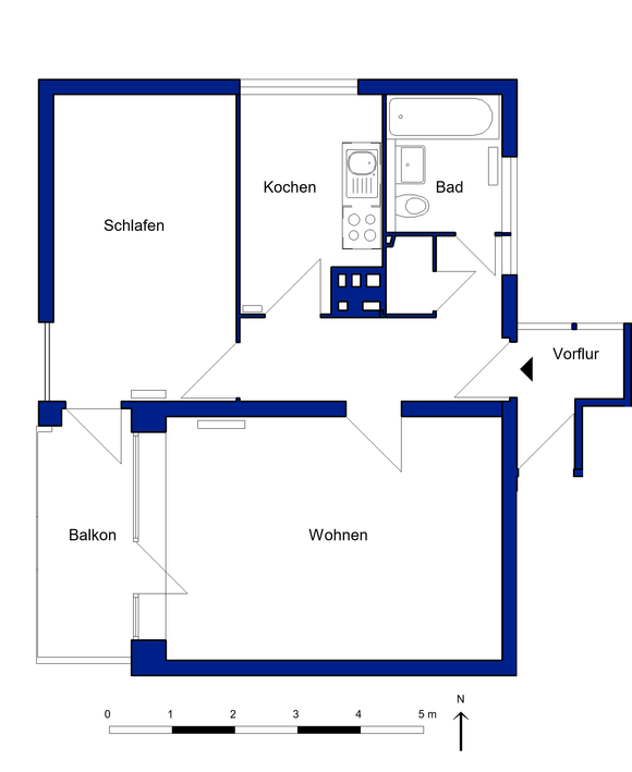 Zentral, modern und mit Aufzug-Ihre neue 2-Zimmer-Wohnung - Photo 4