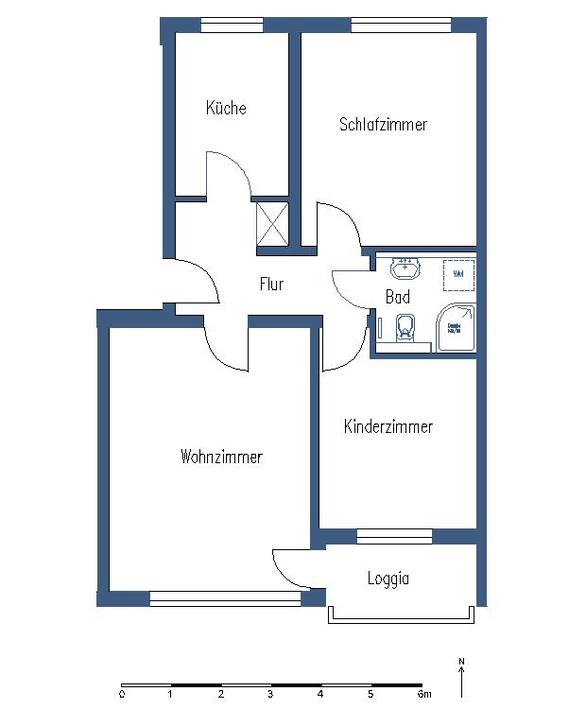 Fallersleben – 3 Zimmer mit Loggia - Foto 5