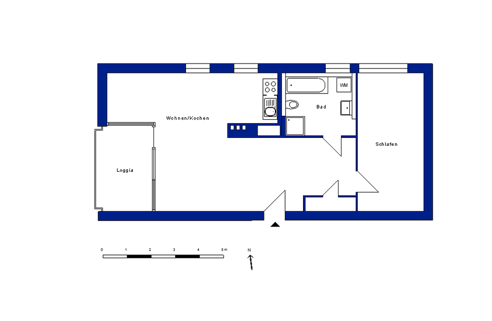 2-Zimmer-Wohnung mit offenem Wohn- und Kochbereich - Photo 5
