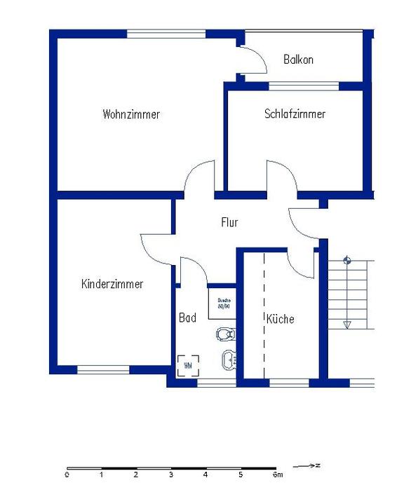 3‑Zimmer‑Wohnung mit Balkon in der Teichbreite - Photo 5