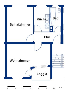 Wohnen auf dem Wohltberg: 2 Zimmer mit Loggia - Foto 5