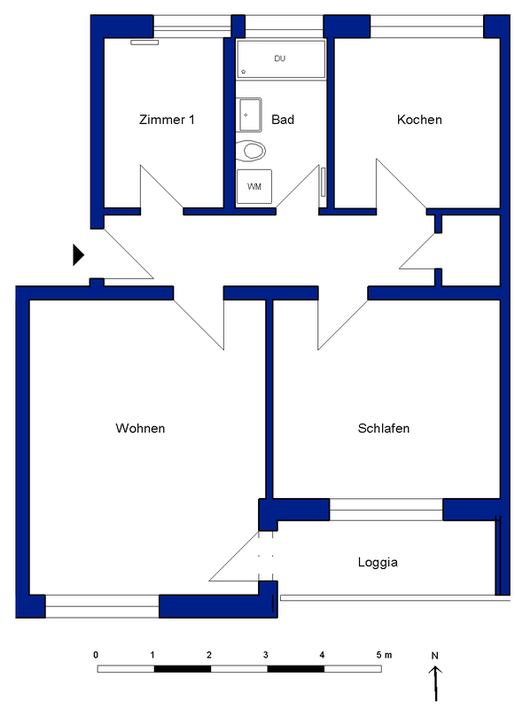 Ihr Zuhause in Fallersleben mit Duschbad und Loggia - Photo 4