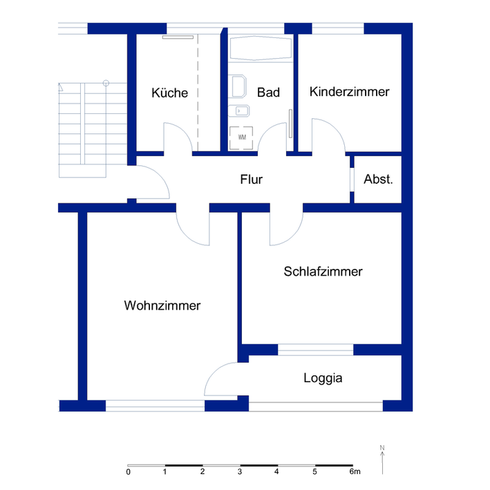 Gut geschnittene Wohnung mit funktionalem Grundriss in attraktiver Wohnlage in Fallersleben - Foto 5