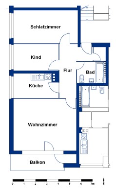3-Zimmer-Wohnung mit Aufzug und Loggia - Foto 4