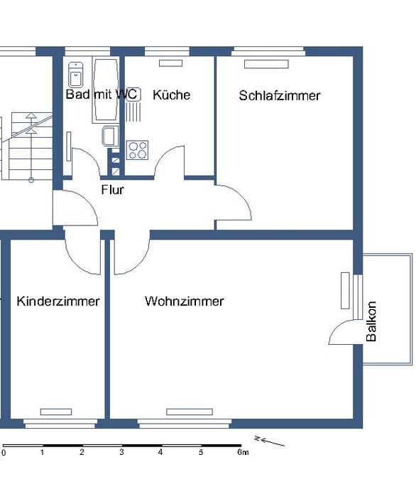 Wohnen im Wohltberg – 3 Zimmer mit Balkon - Foto 4