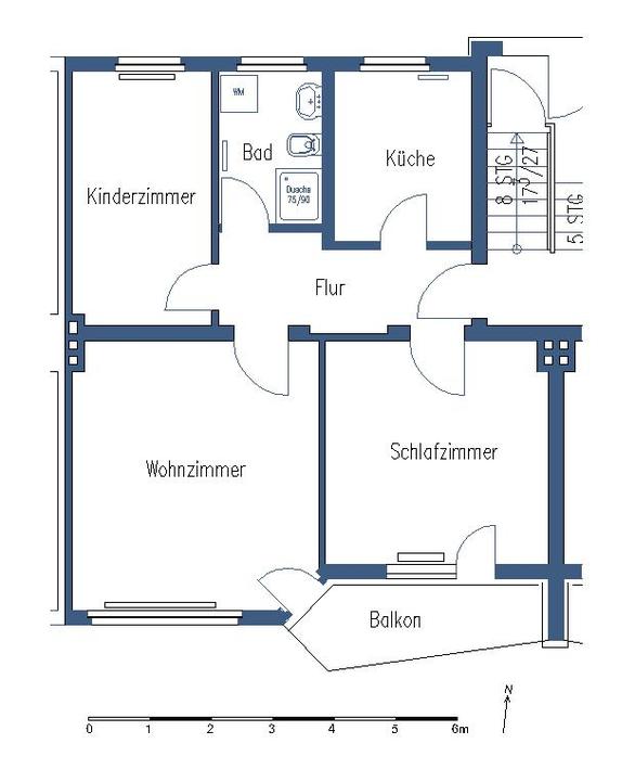 Attraktive 3-Zimmer-Wohnung mit Balkon in Fallersleben - Photo 5