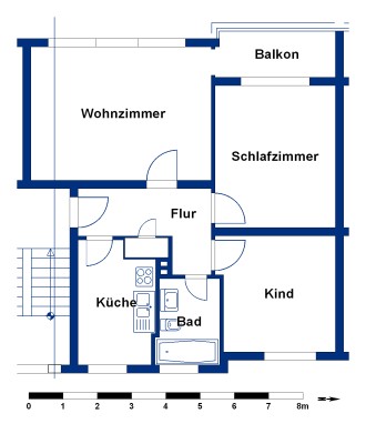 Angenehm wohnen in der Teichbreite – 3 Zimmer mit Balkon - Photo 5