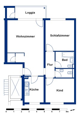 Großzügig wohnen: 3 Zimmer mit Loggia, Bad u. Gäste‑WC - Photo 5