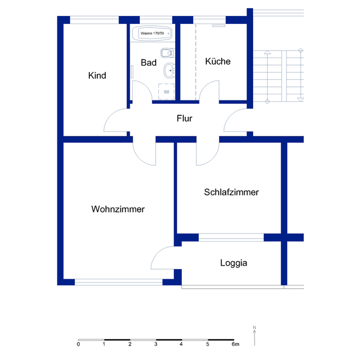 Wohnen in Fallersleben: Attraktives Zuhause im 1. OG – mit Tageslichtbad und Loggia - Photo 5
