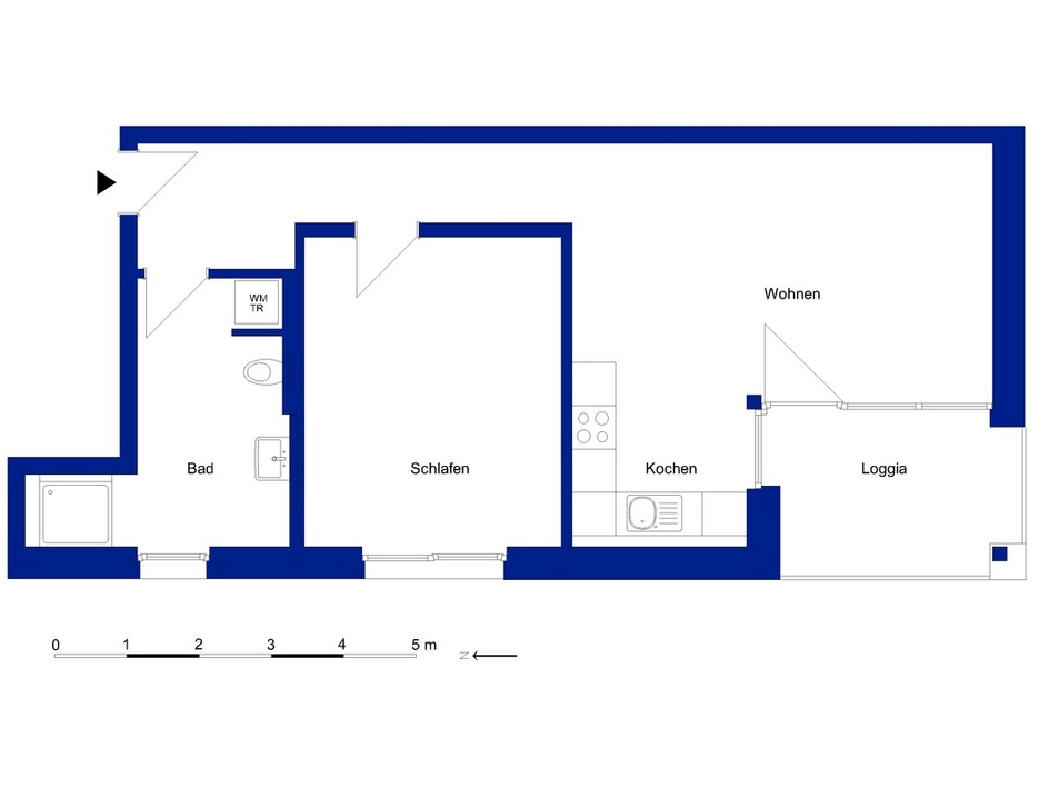 Ankommen und wohlfühlen: Moderne 2-Zimmer-Wohnung mit offener Küche und Loggia - Photo 5