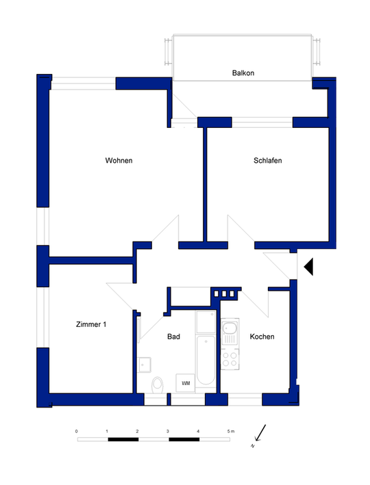 Ihr neues Zuhause in der Teichbreite – 3 Zimmer mit Balkon und Designbodenbelag - Foto 5